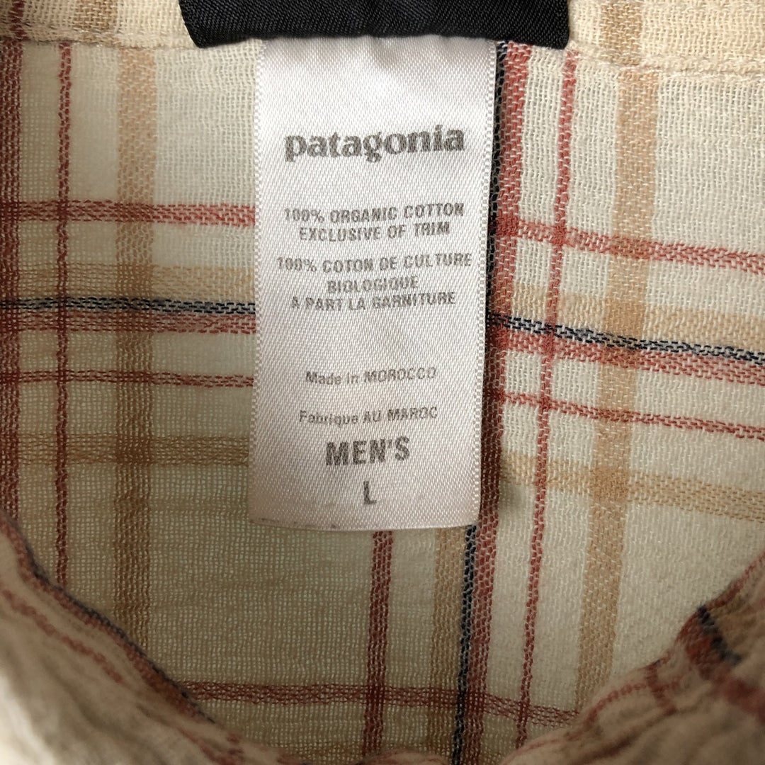 00'S Patagonia A Organic cotton Beige type Vintage Second Hand