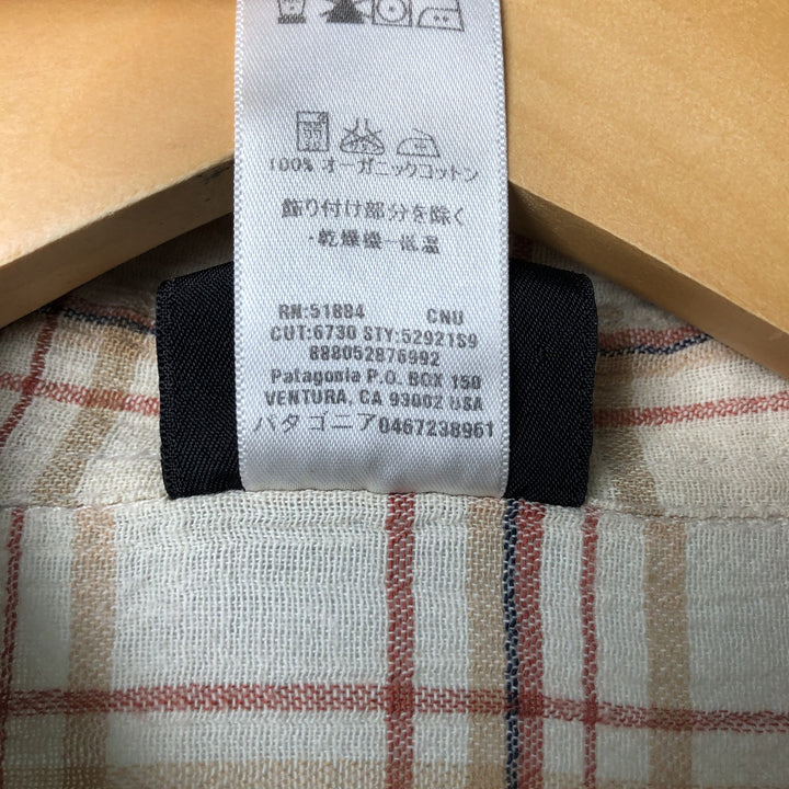 00'S Patagonia A Organic cotton Beige type Vintage Second Hand