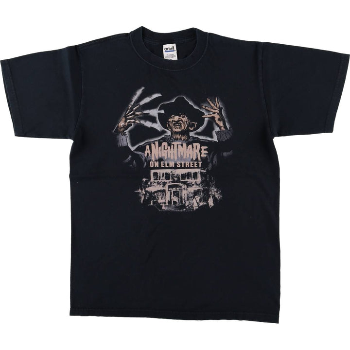 2000'S Anvil A Nightmare on Elm Street Movie T-Shirt, Men's Medium cotton black type Vintage Second Hand