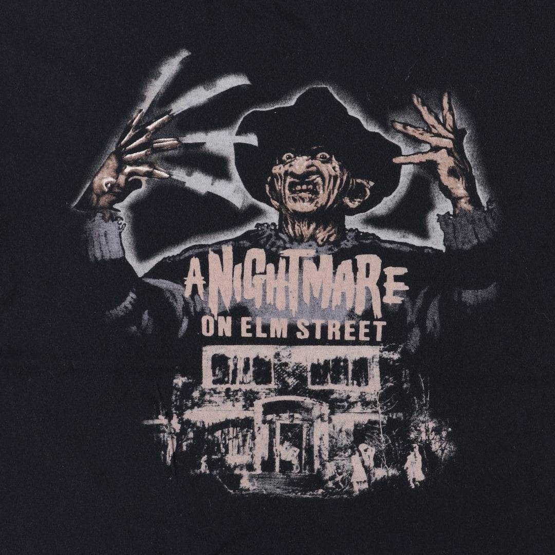 2000'S Anvil A Nightmare on Elm Street Movie T-Shirt, Men's Medium cotton black type Vintage Second Hand