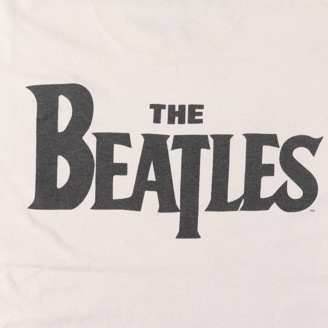 90'S Fruit of the Loom The Beatles Band T-Shirt, Made in USA, Men's Size XL cotton white type Vintage Second Hand