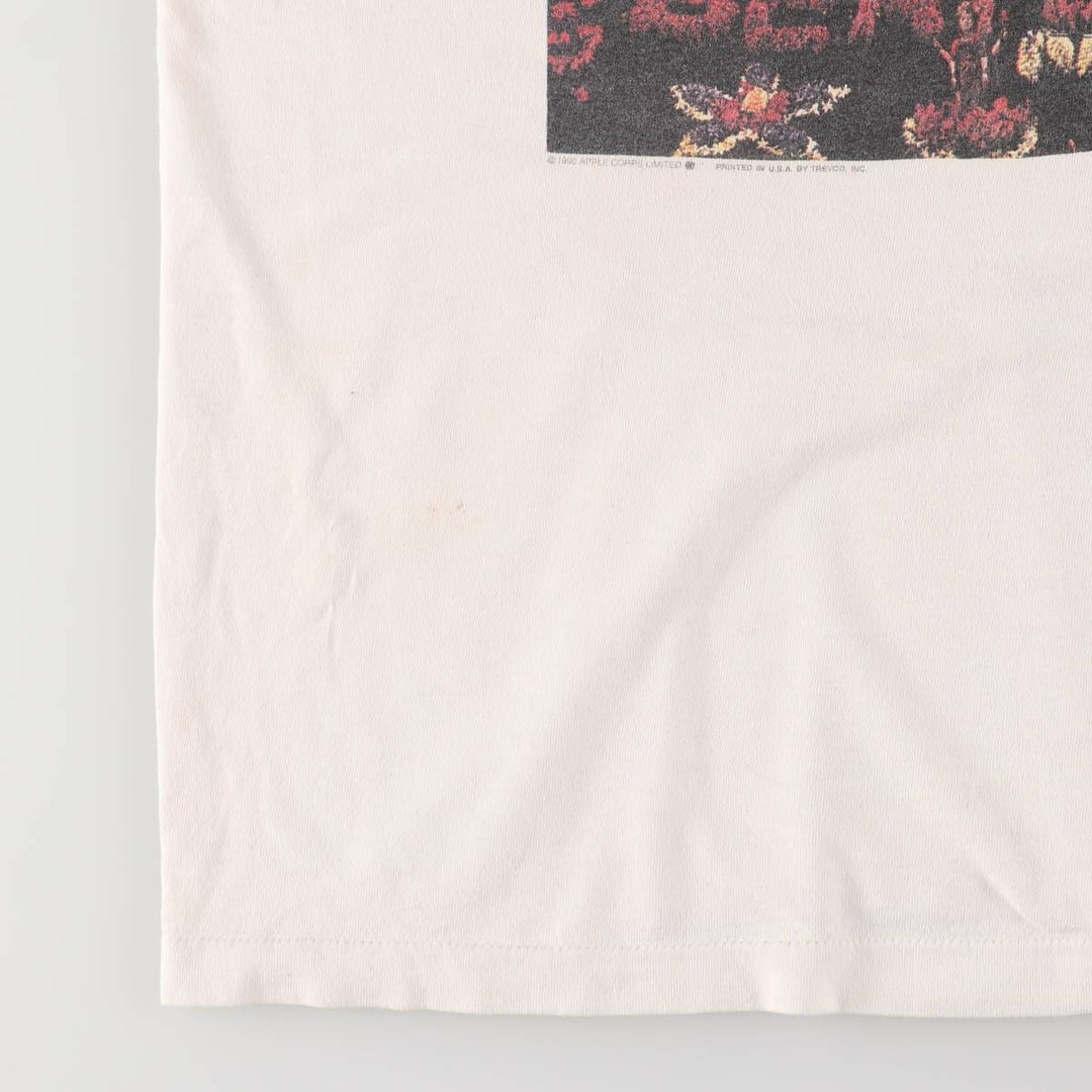 90'S Fruit of the Loom The Beatles Band T-Shirt, Made in USA, Men's Size XL cotton white type Vintage Second Hand