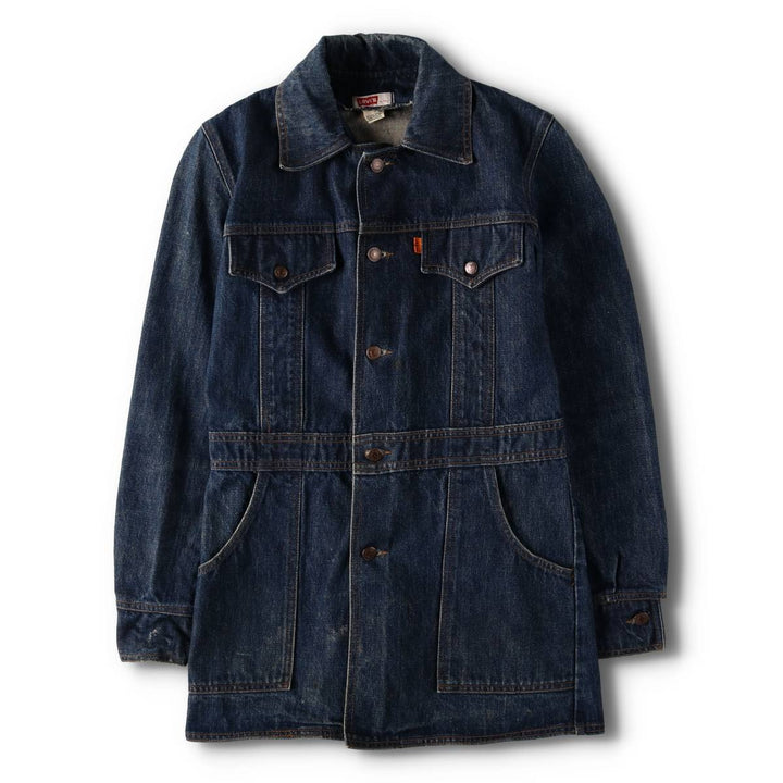 Vintage 1970'S Levi's Orange Tab Bush Safari Jacket, Women's Size Small unclear blue type Vintage Second Hand