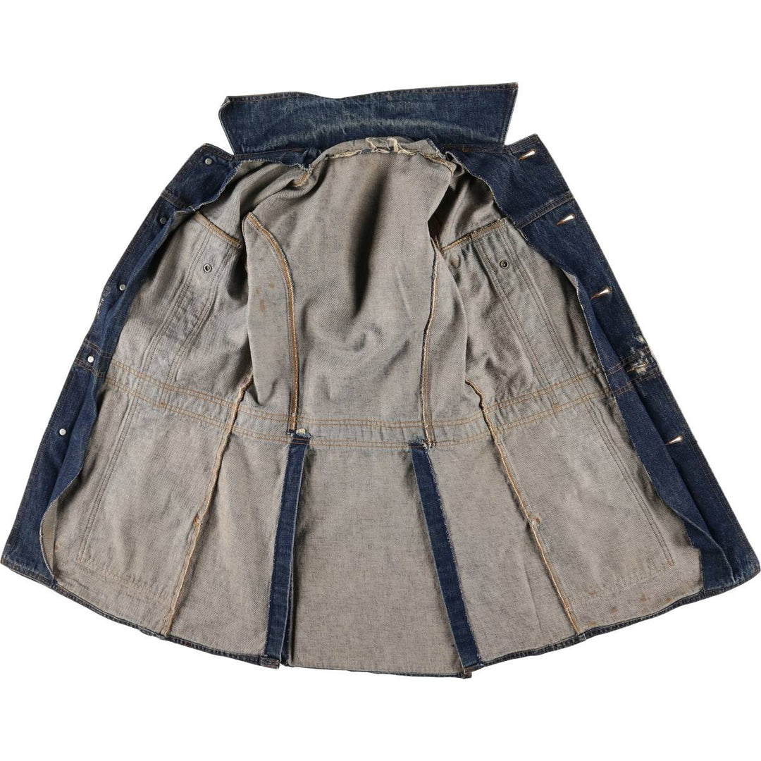 Vintage 1970'S Levi's Orange Tab Bush Safari Jacket, Women's Size Small unclear blue type Vintage Second Hand