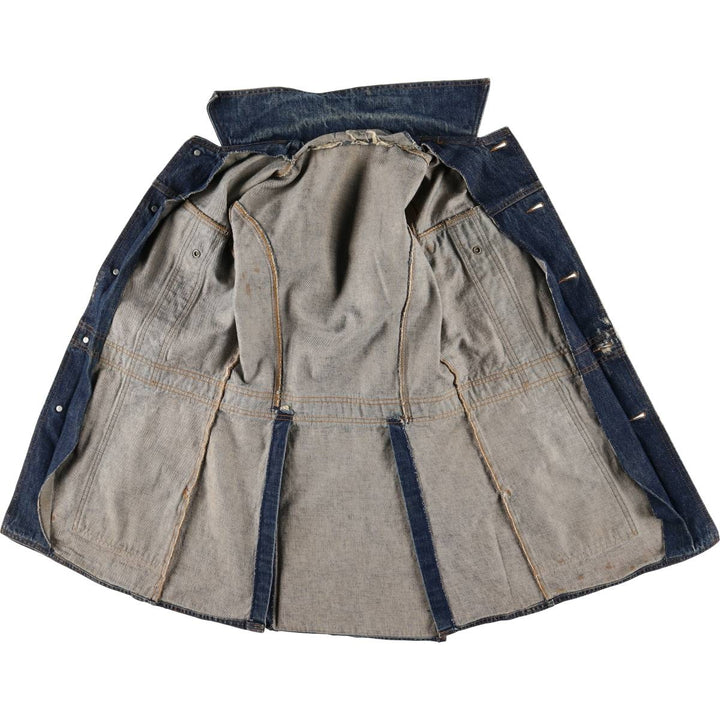 Vintage 1970'S Levi's Orange Tab Bush Safari Jacket, Women's Size Small unclear blue type Vintage Second Hand