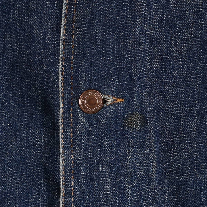 Vintage 1970'S Levi's Orange Tab Bush Safari Jacket, Women's Size Small unclear blue type Vintage Second Hand