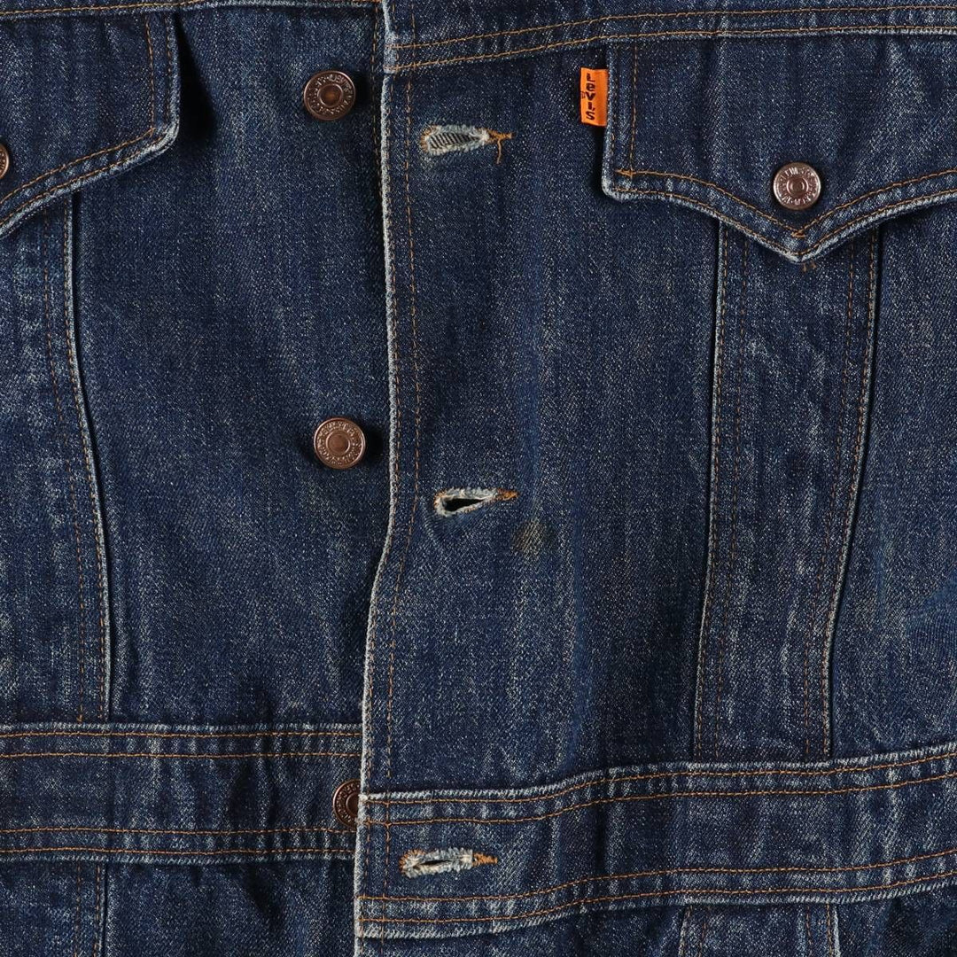 Vintage 1970'S Levi's Orange Tab Bush Safari Jacket, Women's Size Small unclear blue type Vintage Second Hand
