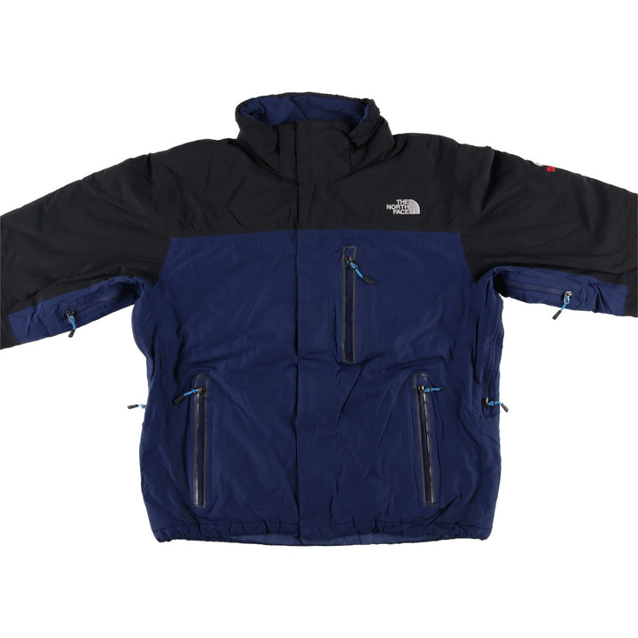 The North Face Summit Series Padded Mountain Jacket, Shell Jacket, Puffer Jacket, Men's Size L Nylon navy blue type Vintage Second Hand