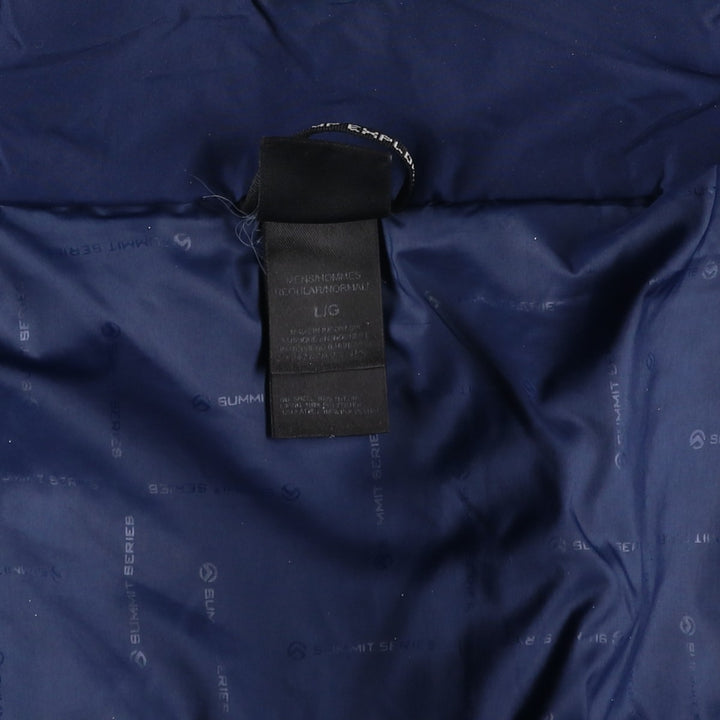 The North Face Summit Series Padded Mountain Jacket, Shell Jacket, Puffer Jacket, Men's Size L Nylon navy blue type Vintage Second Hand