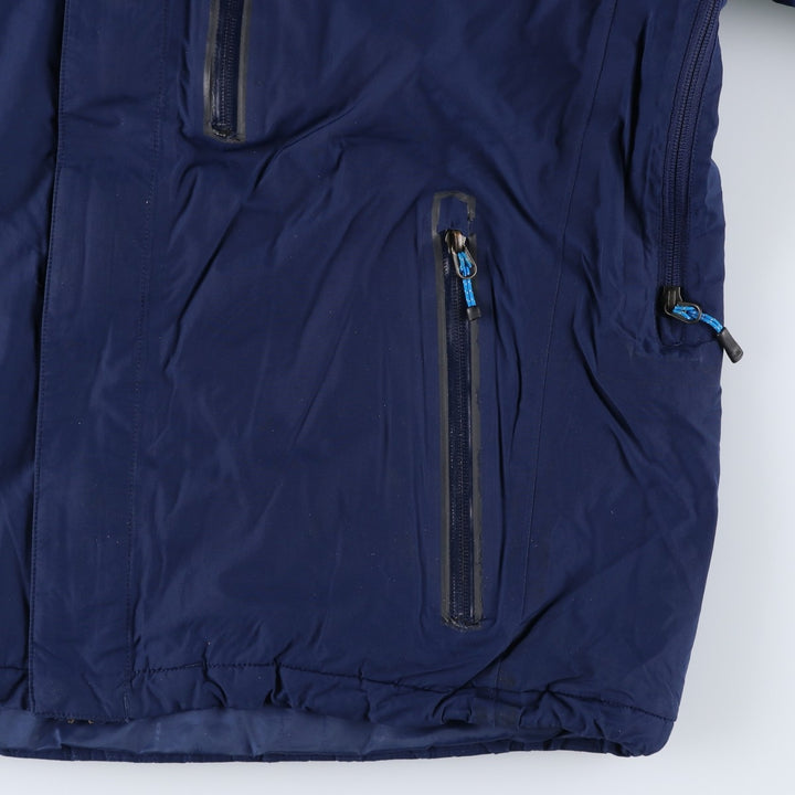 The North Face Summit Series Padded Mountain Jacket, Shell Jacket, Puffer Jacket, Men's Size L Nylon navy blue type Vintage Second Hand