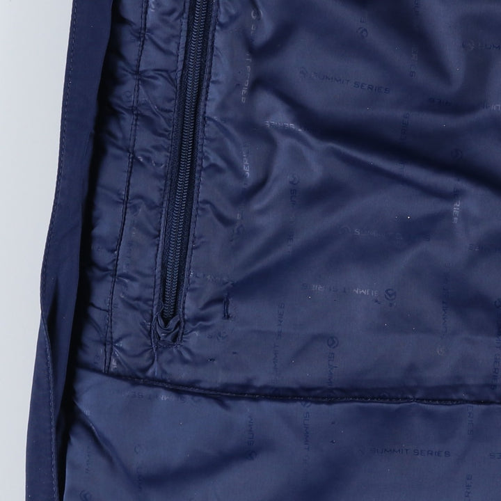 The North Face Summit Series Padded Mountain Jacket, Shell Jacket, Puffer Jacket, Men's Size L Nylon navy blue type Vintage Second Hand