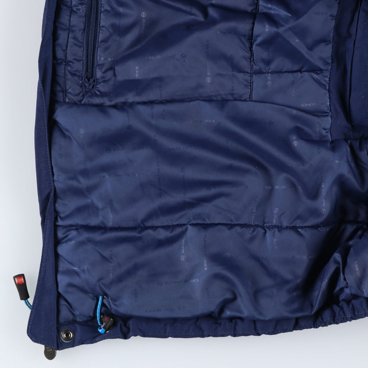 The North Face Summit Series Padded Mountain Jacket, Shell Jacket, Puffer Jacket, Men's Size L Nylon navy blue type Vintage Second Hand