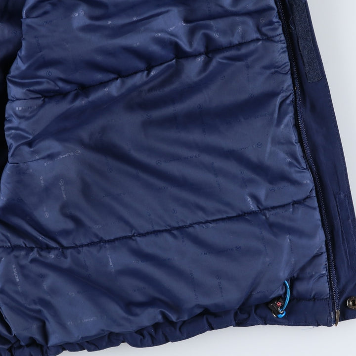 The North Face Summit Series Padded Mountain Jacket, Shell Jacket, Puffer Jacket, Men's Size L Nylon navy blue type Vintage Second Hand