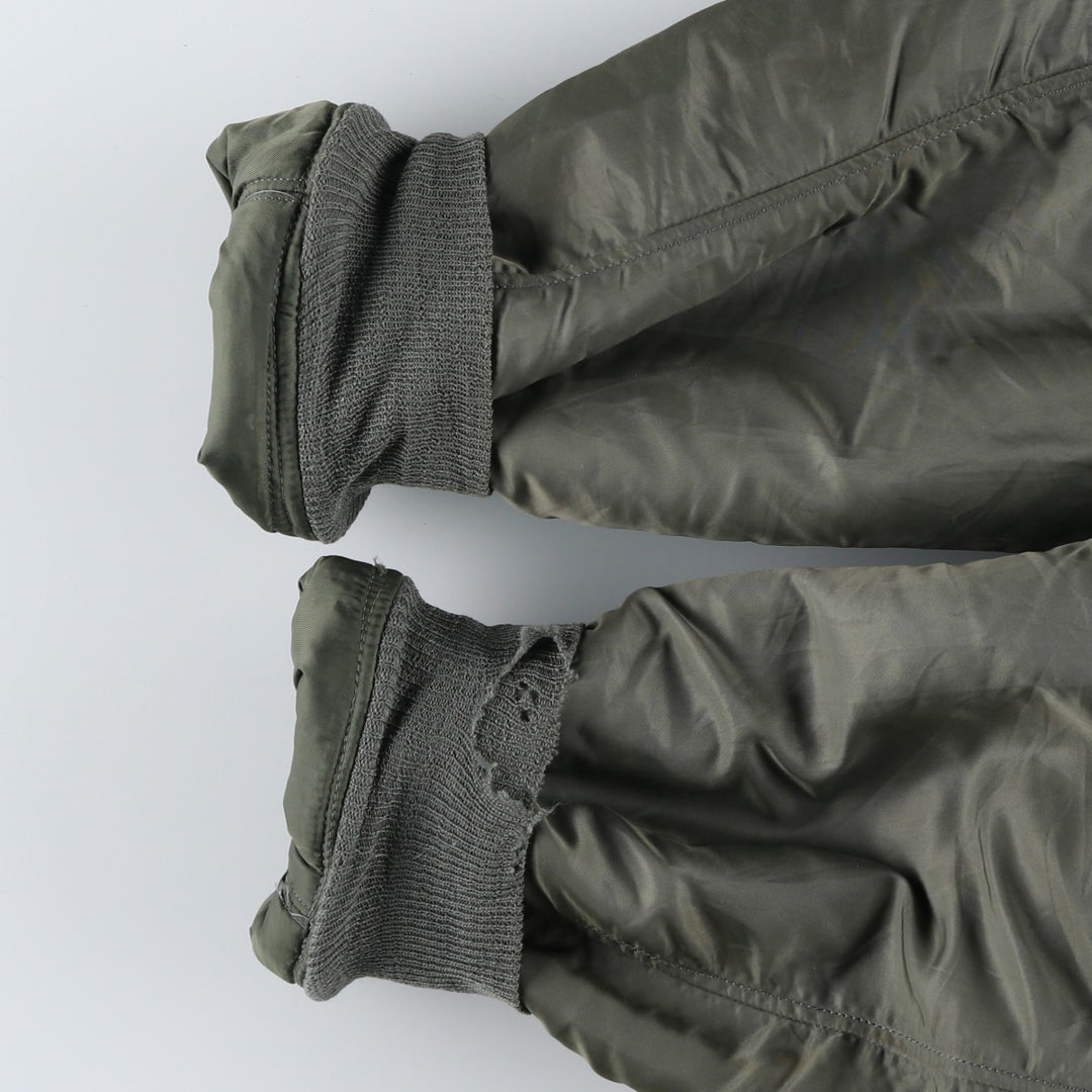 Authentic US military N-2B coyote fur padded military flight jacket, made in the USA, medium, men's size M, vintage. wool Khaki type Vintage Second Hand