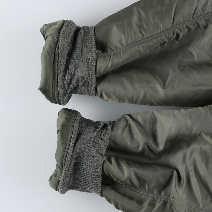 Authentic US military N-2B coyote fur padded military flight jacket, made in the USA, medium, men's size M, vintage. wool Khaki type Vintage Second Hand