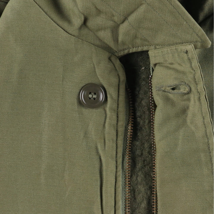 Authentic US Navy Military Deck Jacket, Made in USA, Men's Size Medium, Vintage unclear Khaki type Vintage Second Hand