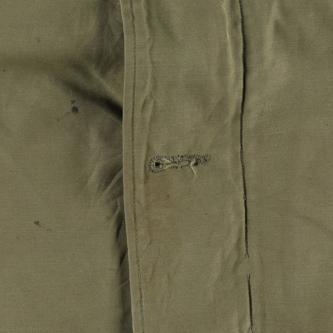 Authentic US Navy Military Deck Jacket, Made in USA, Men's Size Medium, Vintage unclear Khaki type Vintage Second Hand