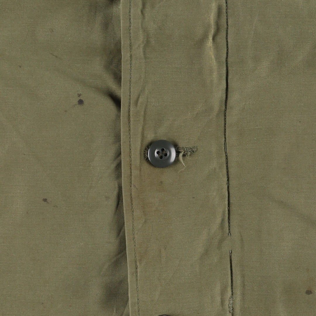 Authentic US Navy Military Deck Jacket, Made in USA, Men's Size Medium, Vintage unclear Khaki type Vintage Second Hand