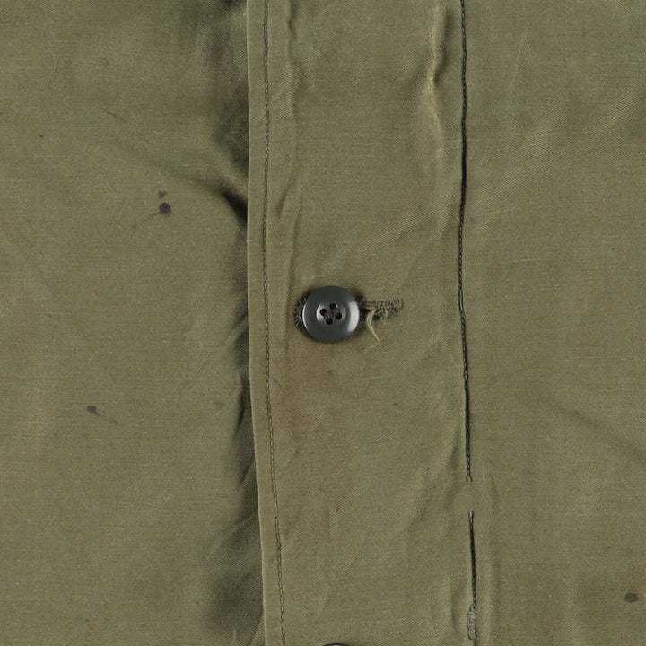 Authentic US Navy Military Deck Jacket, Made in USA, Men's Size Medium, Vintage unclear Khaki type Vintage Second Hand