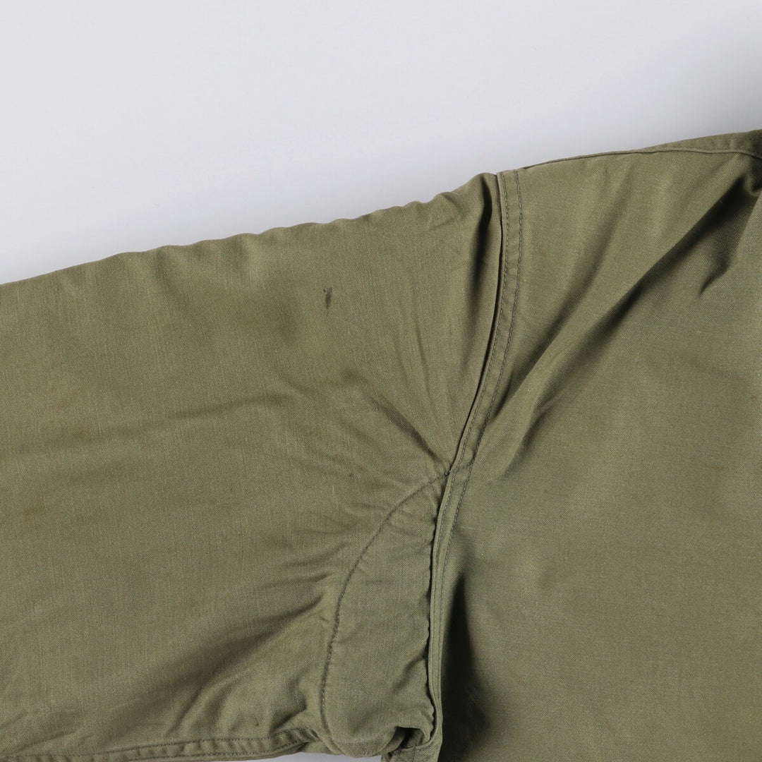 Authentic US Navy Military Deck Jacket, Made in USA, Men's Size Medium, Vintage unclear Khaki type Vintage Second Hand