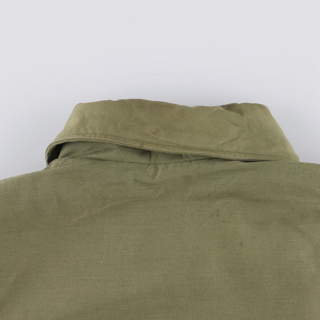 Authentic US Navy Military Deck Jacket, Made in USA, Men's Size Medium, Vintage unclear Khaki type Vintage Second Hand