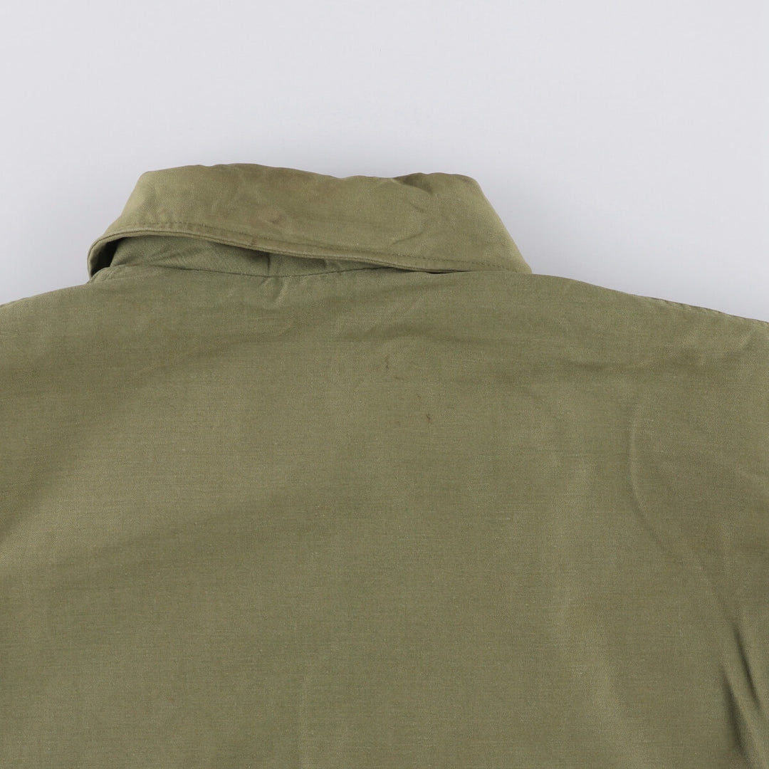 Authentic US Navy Military Deck Jacket, Made in USA, Men's Size Medium, Vintage unclear Khaki type Vintage Second Hand