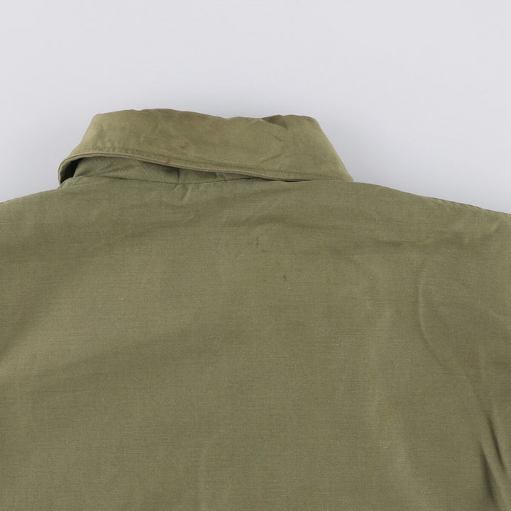 Authentic US Navy Military Deck Jacket, Made in USA, Men's Size Medium, Vintage unclear Khaki type Vintage Second Hand