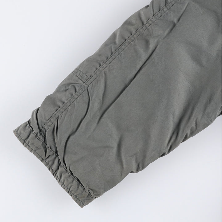 1980'S US Military N-3B Flight Jacket, Made in USA, Large, Men's Size L, Vintage cotton Khaki type Vintage Second Hand