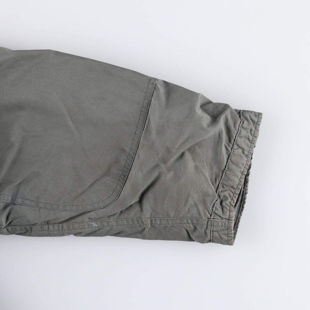 1980'S US Military N-3B Flight Jacket, Made in USA, Large, Men's Size L, Vintage cotton Khaki type Vintage Second Hand