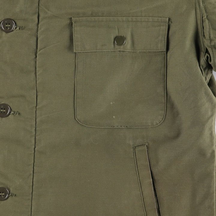 Authentic 1970'S US Navy Cold Weather (Permeable A-2) Military Deck Jacket, Men's, Size Medium, Vintage unclear Khaki type Vintage Second Hand