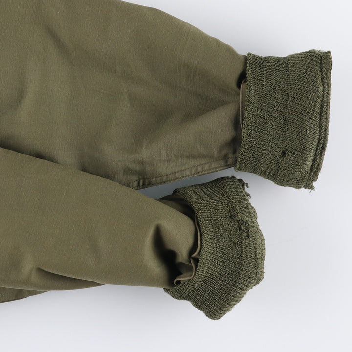 Authentic 1970'S US Navy Cold Weather (Permeable A-2) Military Deck Jacket, Men's, Size Medium, Vintage unclear Khaki type Vintage Second Hand