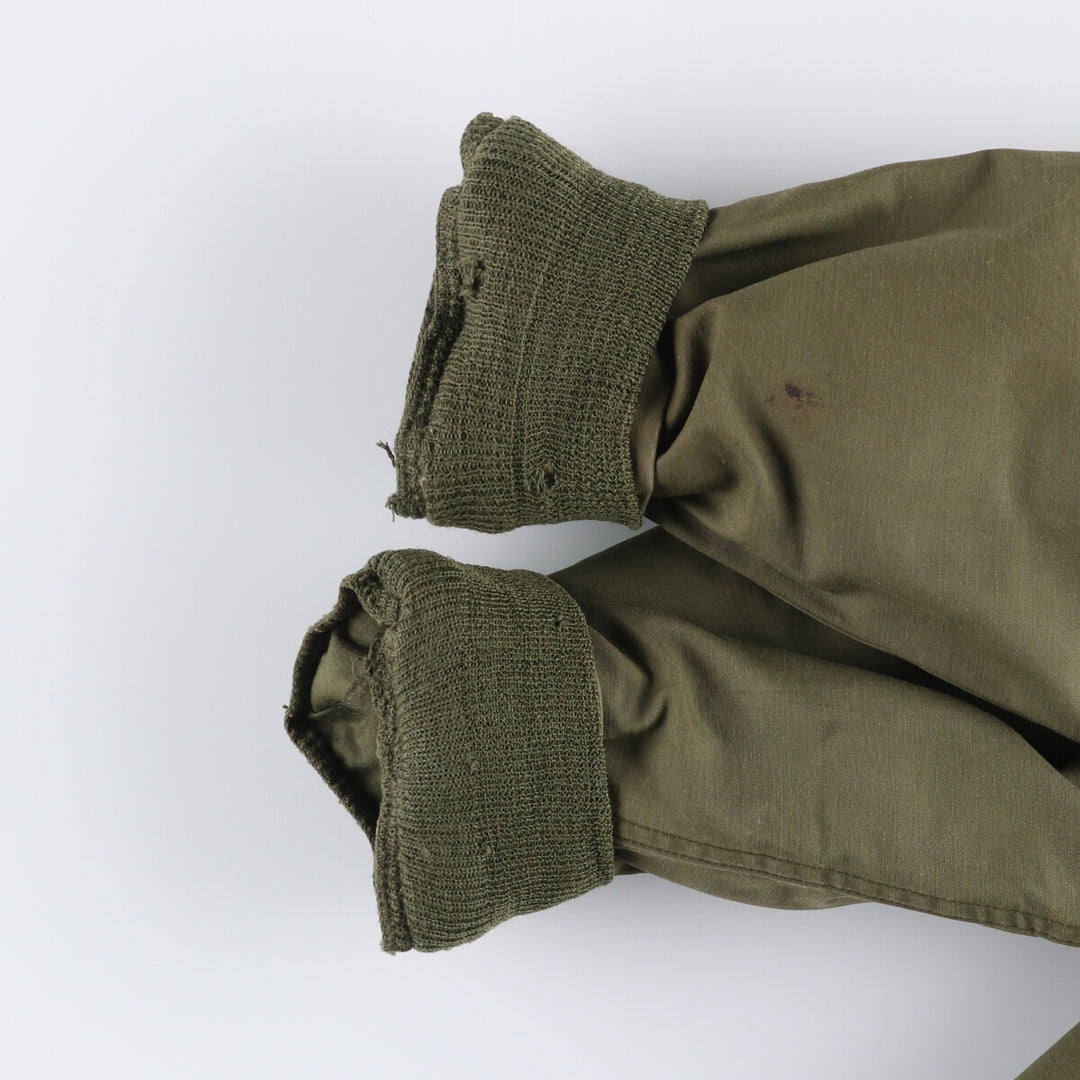 Authentic 1970'S US Navy Cold Weather (Permeable A-2) Military Deck Jacket, Men's, Size Medium, Vintage unclear Khaki type Vintage Second Hand