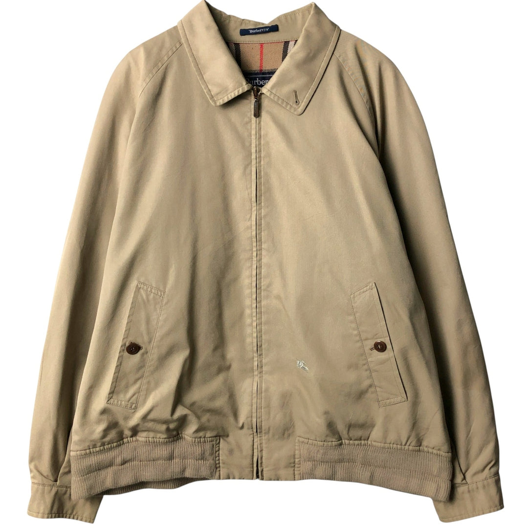 Burberry's Swing Top Sports Jacket, Made in Spain, Men's Size XL polyester Beige type Vintage Second Hand