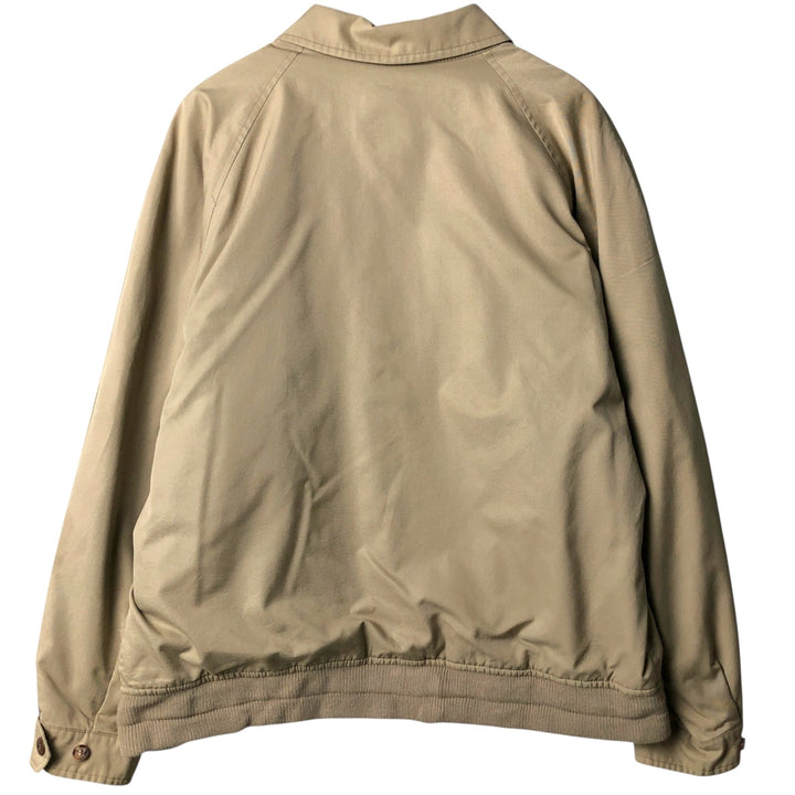 Burberry's Swing Top Sports Jacket, Made in Spain, Men's Size XL polyester Beige type Vintage Second Hand
