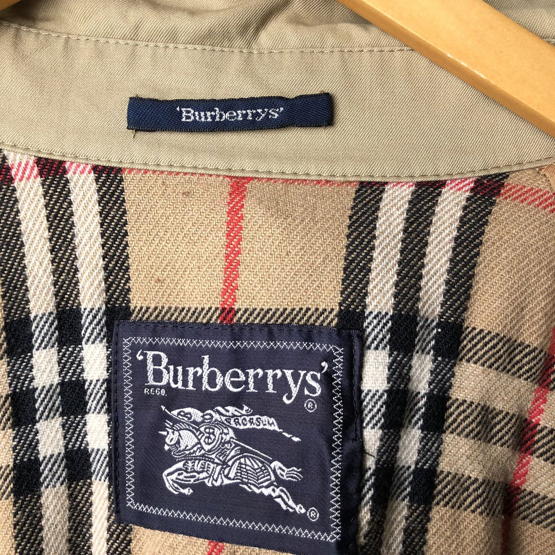 Burberry's Swing Top Sports Jacket, Made in Spain, Men's Size XL polyester Beige type Vintage Second Hand