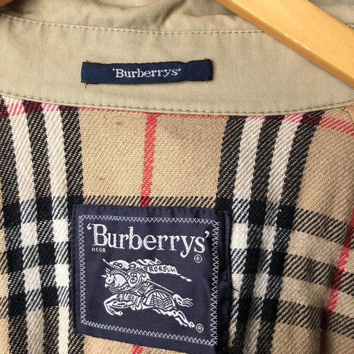 Burberry's Swing Top Sports Jacket, Made in Spain, Men's Size XL polyester Beige type Vintage Second Hand
