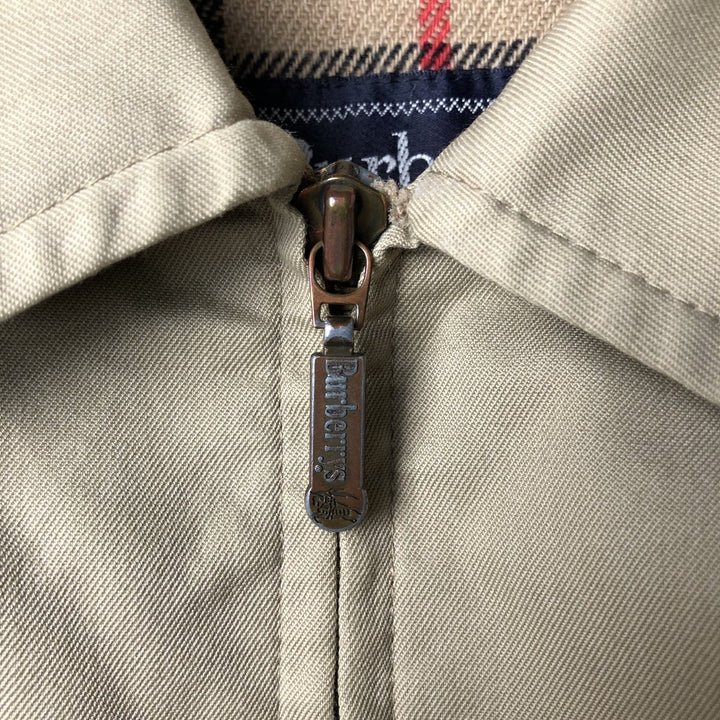 Burberry's Swing Top Sports Jacket, Made in Spain, Men's Size XL polyester Beige type Vintage Second Hand
