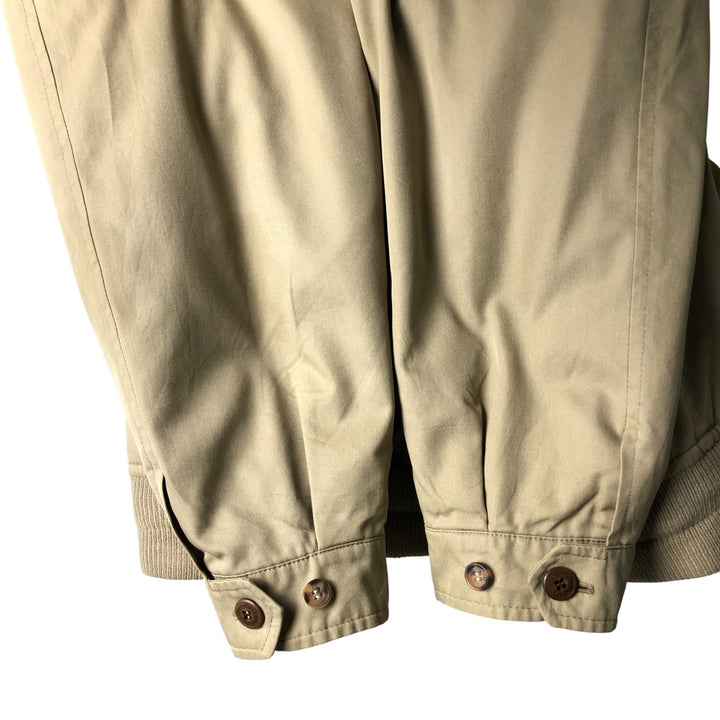 Burberry's Swing Top Sports Jacket, Made in Spain, Men's Size XL polyester Beige type Vintage Second Hand