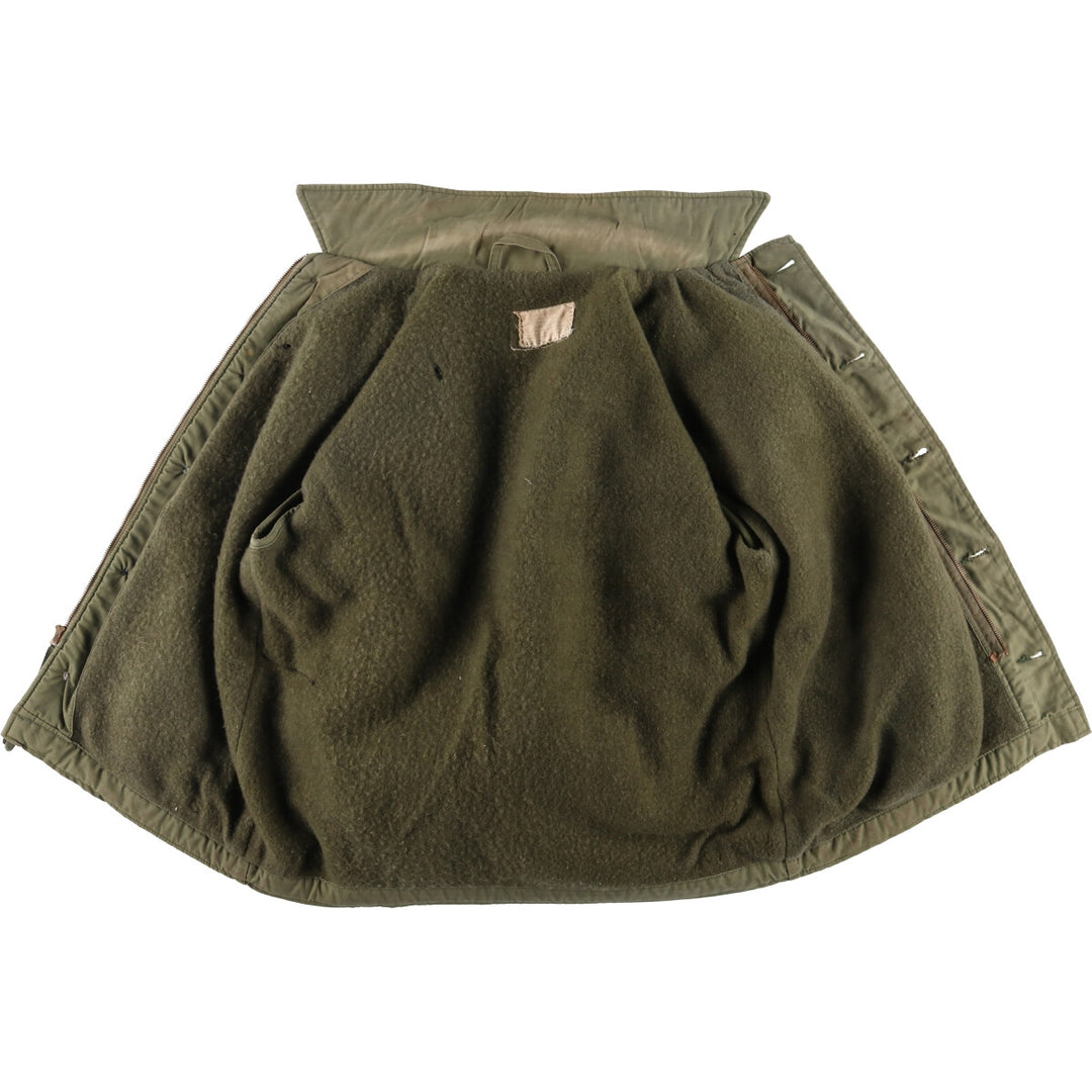 Authentic 1970'S US Navy A-2 Military Deck Jacket, Made in USA, Medium (38-40), Men's Size M, Vintage unclear Khaki type Vintage Second Hand