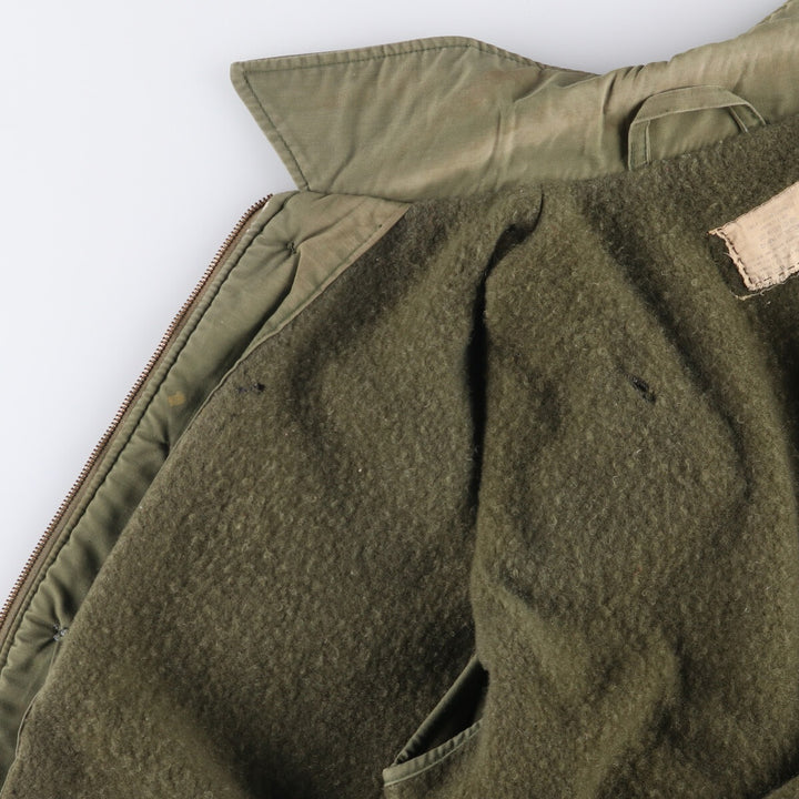 Authentic 1970'S US Navy A-2 Military Deck Jacket, Made in USA, Medium (38-40), Men's Size M, Vintage unclear Khaki type Vintage Second Hand