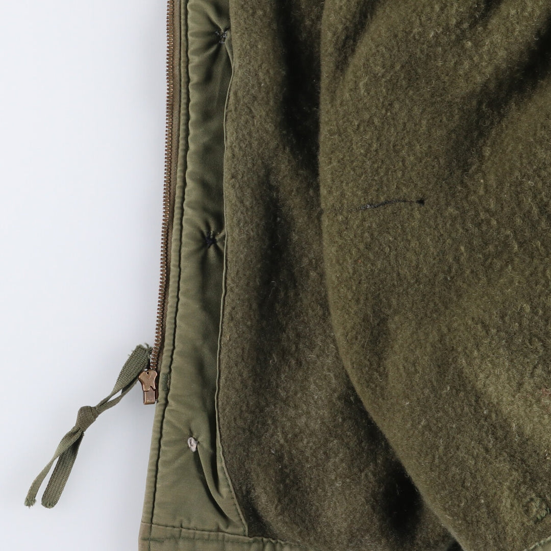 Authentic 1970'S US Navy A-2 Military Deck Jacket, Made in USA, Medium (38-40), Men's Size M, Vintage unclear Khaki type Vintage Second Hand