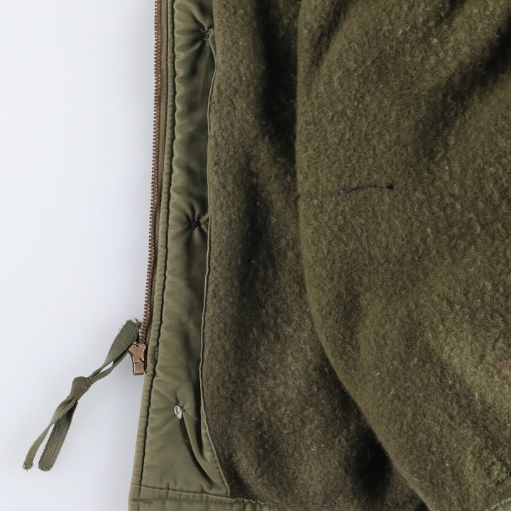 Authentic 1970'S US Navy A-2 Military Deck Jacket, Made in USA, Medium (38-40), Men's Size M, Vintage unclear Khaki type Vintage Second Hand