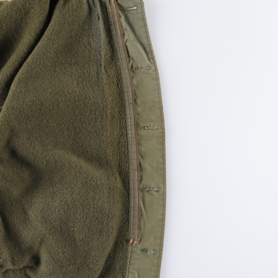 Authentic 1970'S US Navy A-2 Military Deck Jacket, Made in USA, Medium (38-40), Men's Size M, Vintage unclear Khaki type Vintage Second Hand