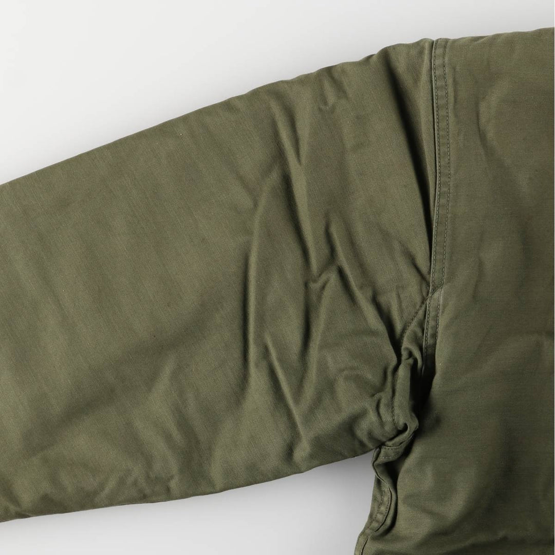 Authentic 1960'S US military A-2 deck jacket with back stencil, made in the USA, size MEDIUM (38-40), men's size M. unclear Khaki type sage green Vintage Second Hand