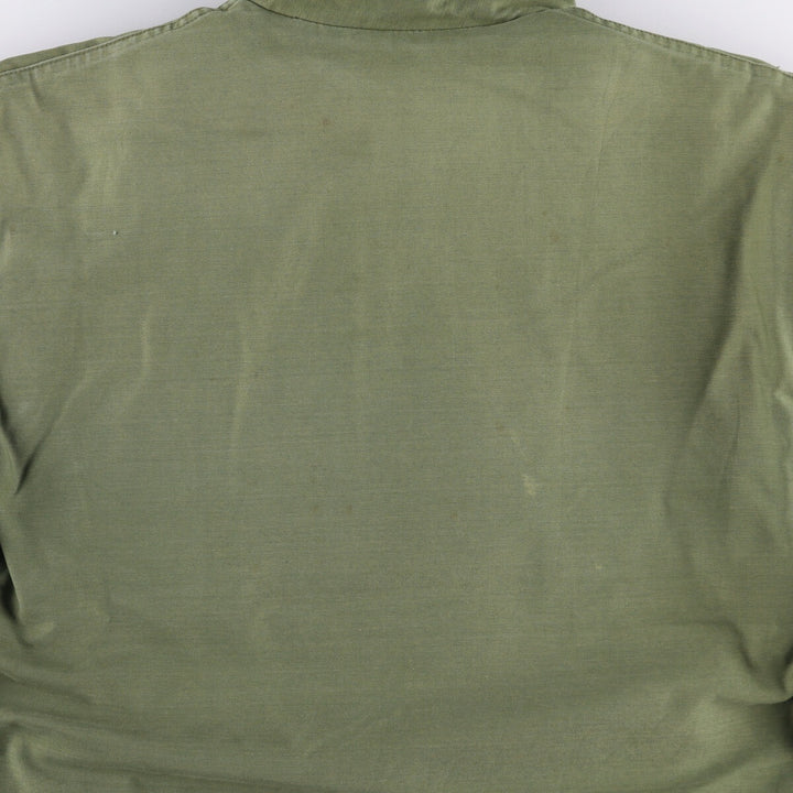 Military Deck Jacket Men's Size L unclear Khaki type Vintage Second Hand