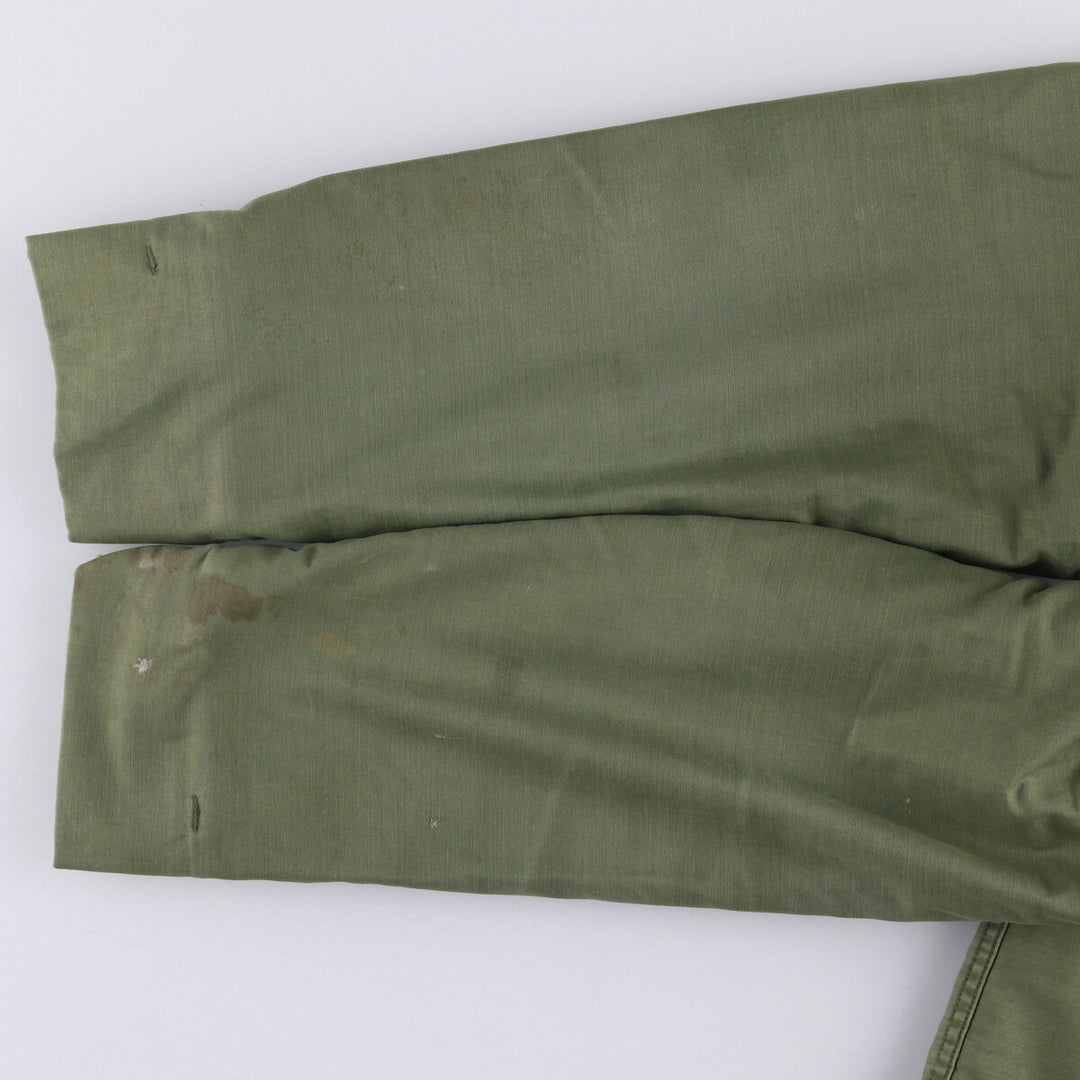 Military Deck Jacket Men's Size L unclear Khaki type Vintage Second Hand