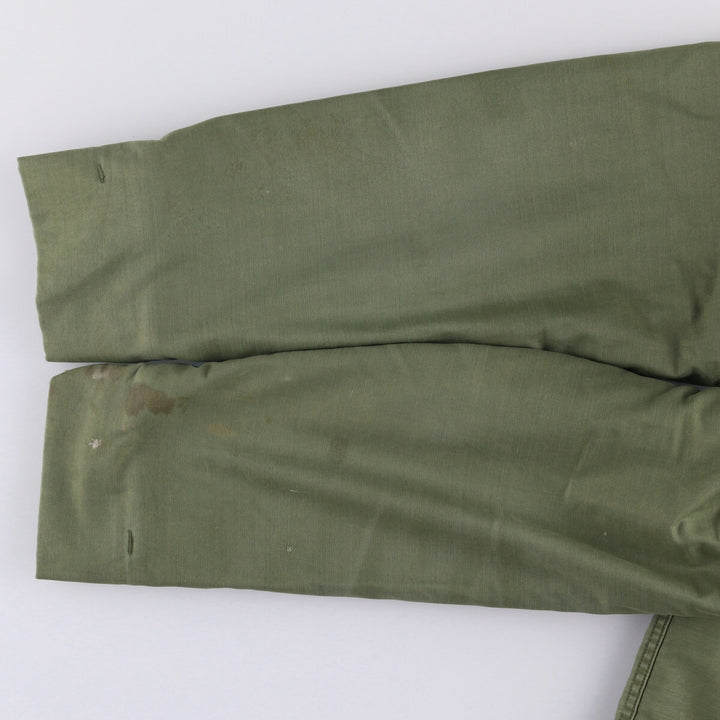 Military Deck Jacket Men's Size L unclear Khaki type Vintage Second Hand