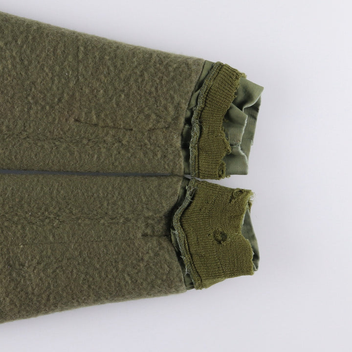 Military Deck Jacket Men's Size L unclear Khaki type Vintage Second Hand