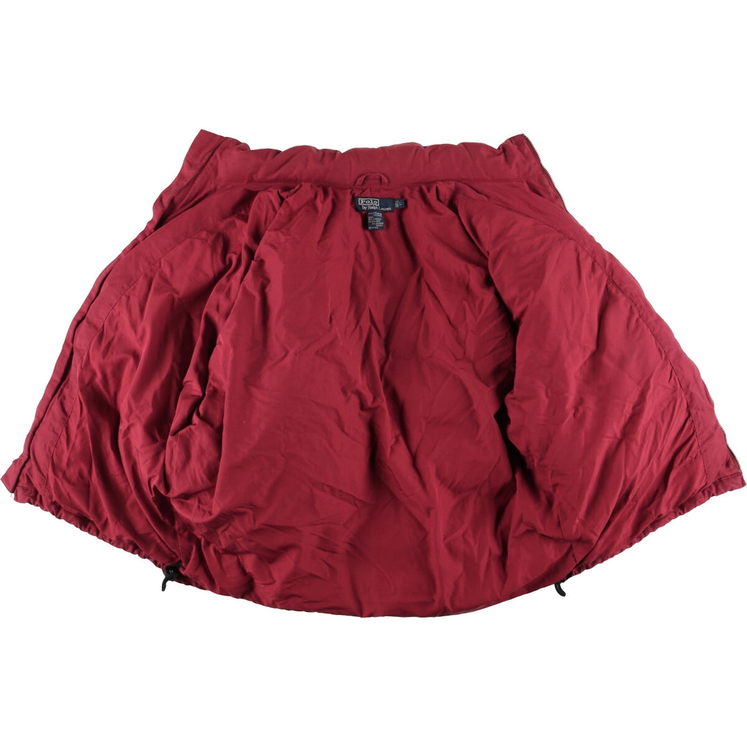 Ralph Lauren POLO by Ralph Lauren down jacket, men's size L cotton red type Vintage Second Hand