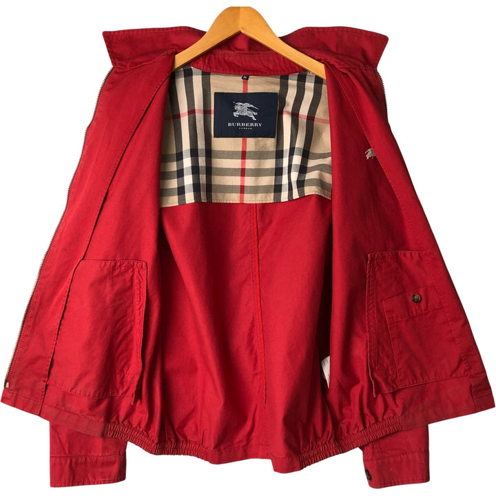 Burberry's BURBERRY LONDON swing top sports jacket, made in Spain, men's size L cotton red type Vintage Second Hand